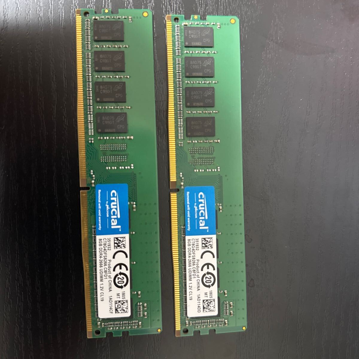 Crucial | DDR4-2666 メモリ デスクトップ用 DDR4 32GB(16GBx2枚 