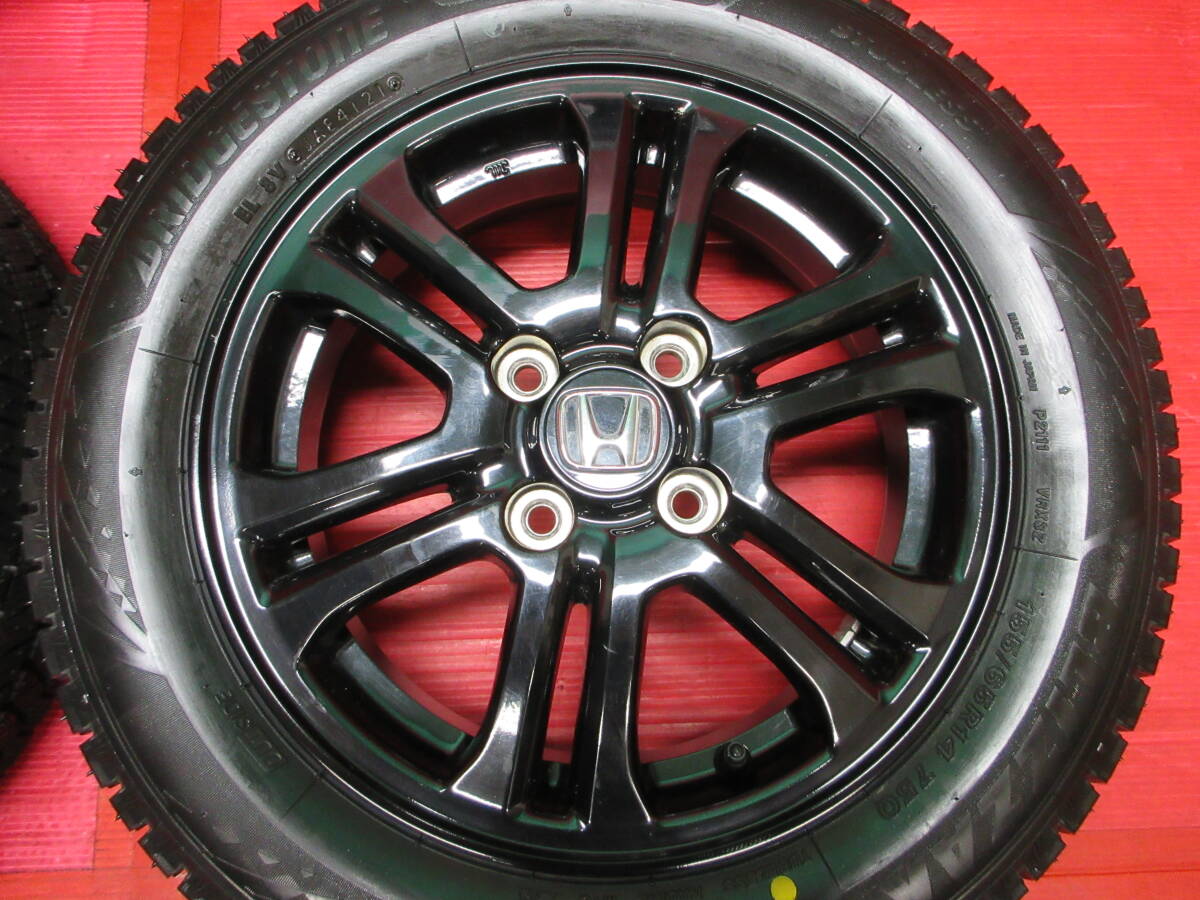 ☆イボ付き☆ ホンダ N-BOX純正14インチホイール 黒♪ 4本 4.5J +40 4H