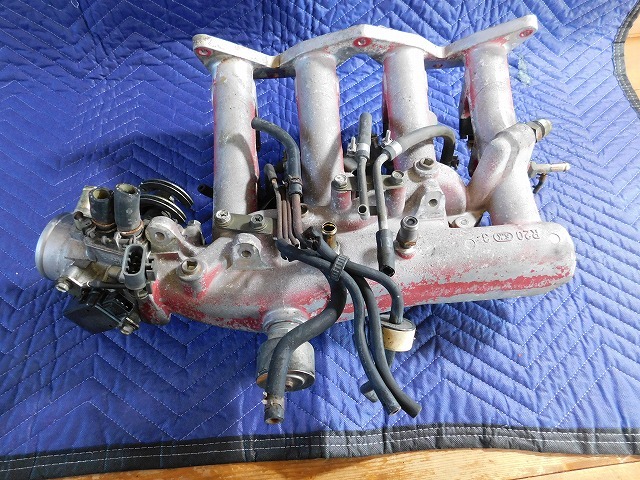 A7991◎ DR30 FJ20 ターボ サージタンク インマニ スロットルボディ 