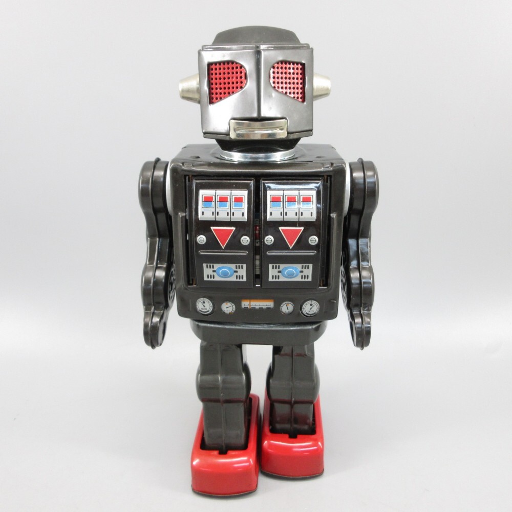 1円〜 堀川玩具 スーパー火星大王 ブリキ ロボット 箱付き 当時物 昭和