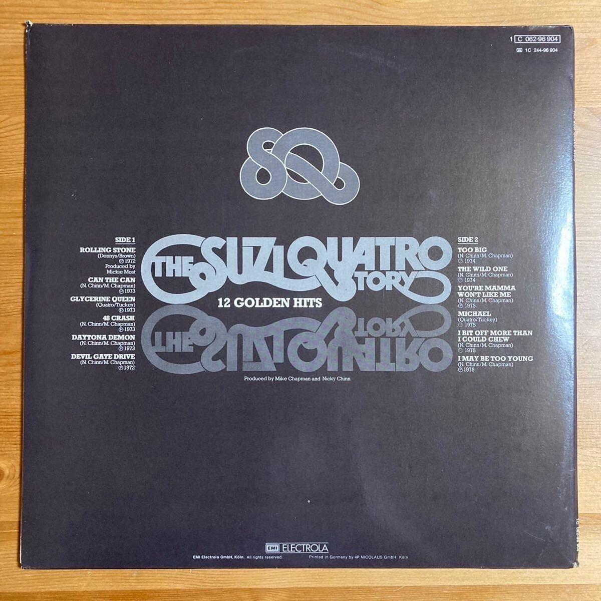 スージー・クアトロ THE SUZI QUATRO 12 GOLDEN HITS 独盤 LP(S)｜売買