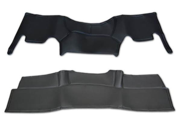 200系ハイエース ワイド S-GL用レザーフロント/リアデッキカバー