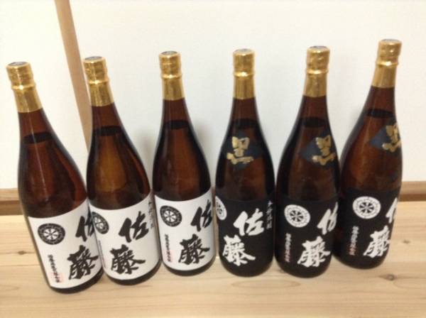 【即決】佐藤黒３本白３本★1.8L×６本セット★迅速に発送します