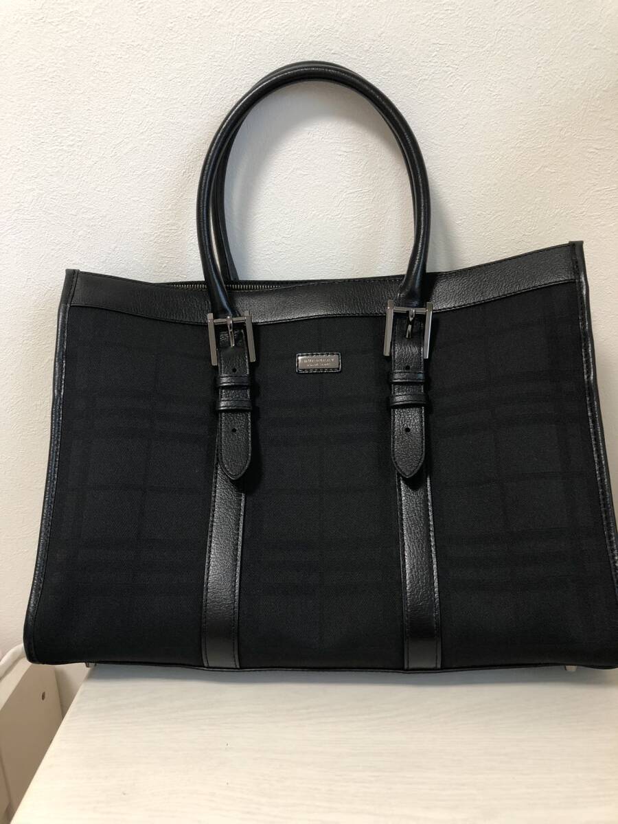 ビジネスバッグ BURBERRY BLACK LABEL ブリーフケース ブラック 