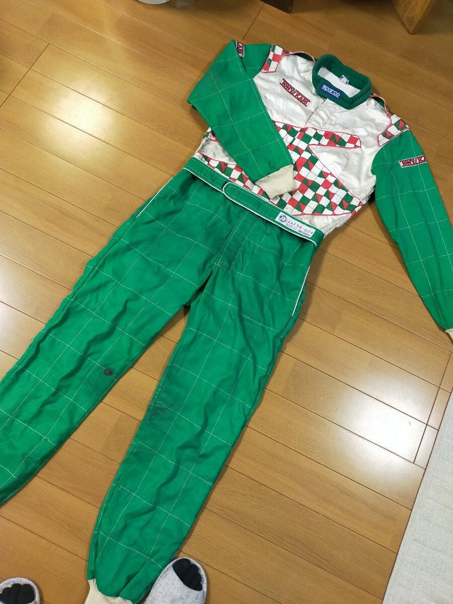 売り切り激安100円スタート!!レーシングスーツ　スパルコ　トニーカート　カートスーツUSED_1