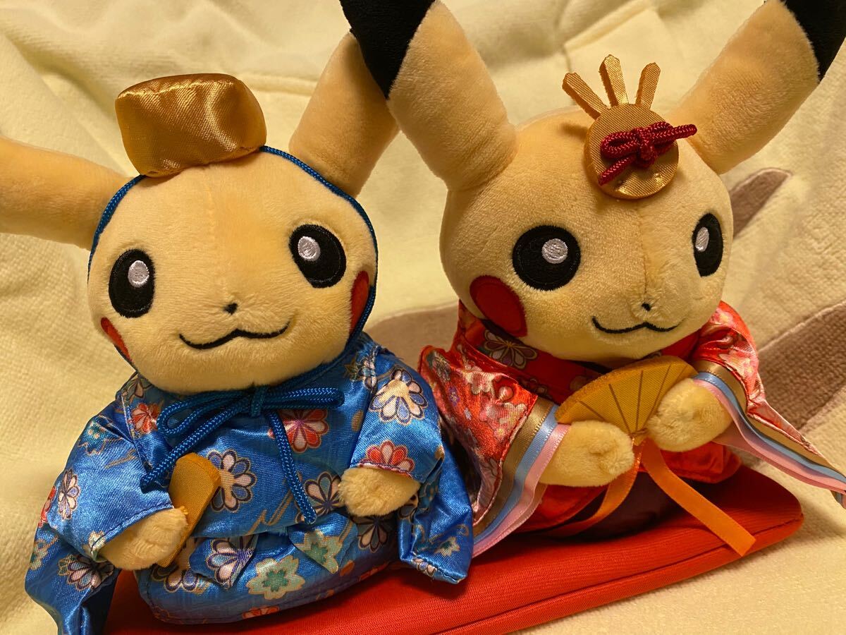 美品 タグ付き ポケモンセンターオリジナル ぬいぐるみ マンスリーペア
