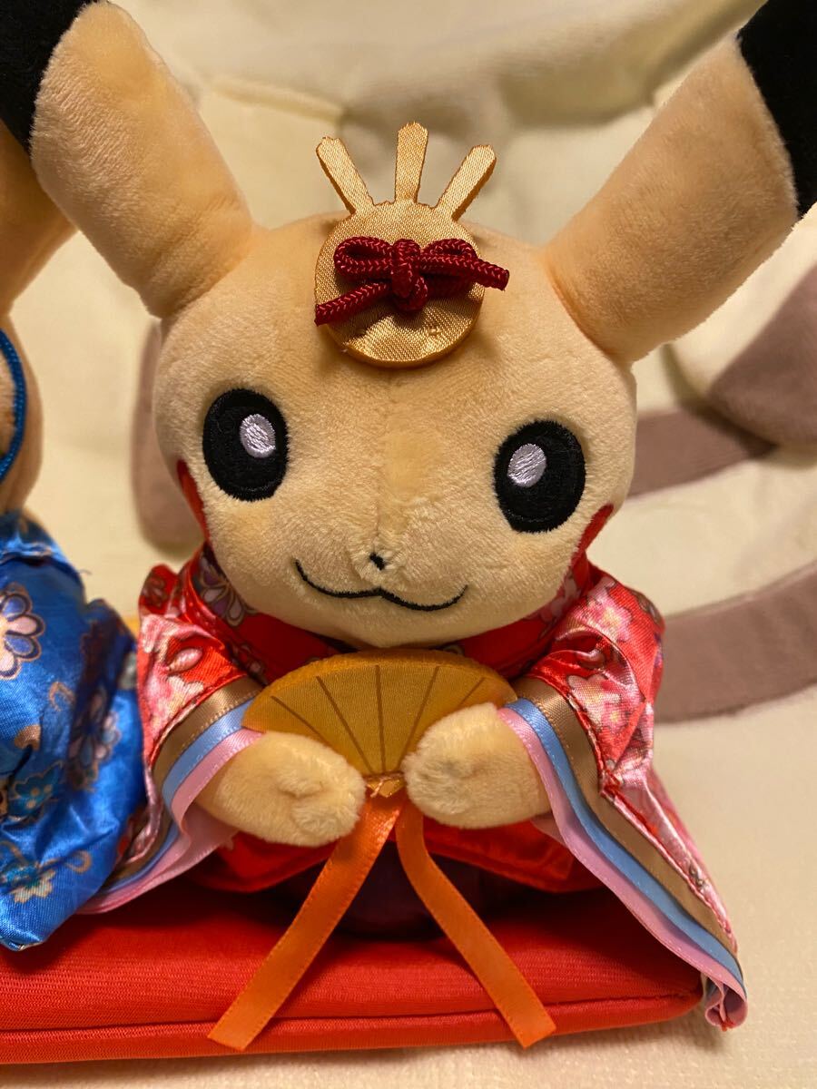 美品 タグ付き ポケモンセンターオリジナル ぬいぐるみ マンスリーペア