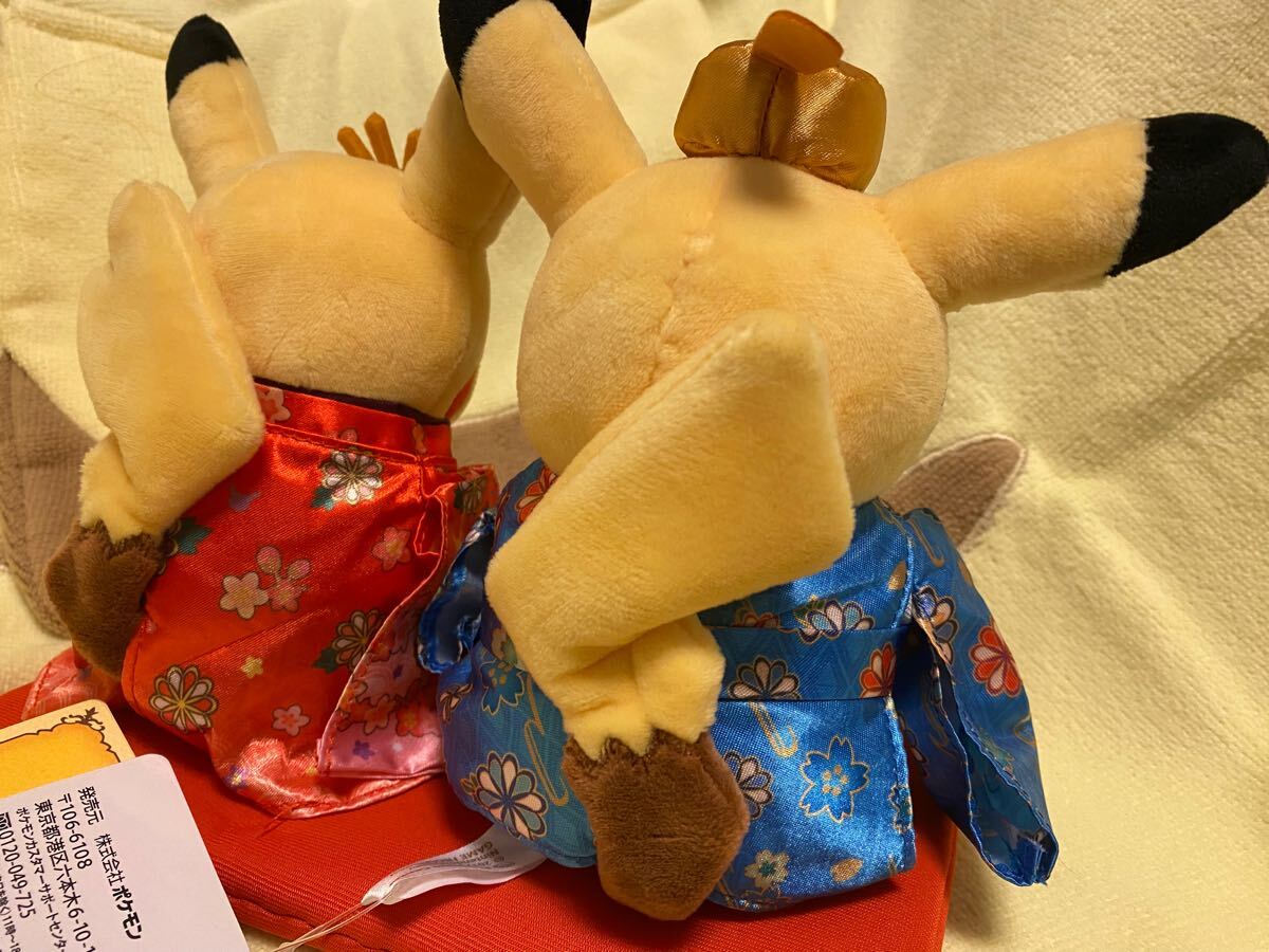 美品 タグ付き ポケモンセンターオリジナル ぬいぐるみ マンスリーペア
