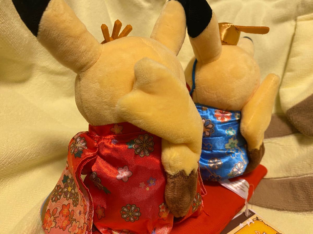 美品 タグ付き ポケモンセンターオリジナル ぬいぐるみ マンスリーペア