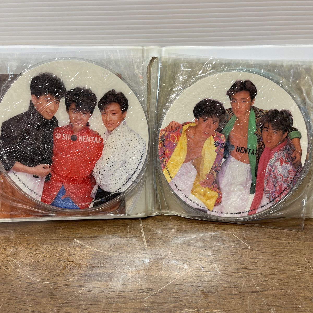 少年隊　レコード　8枚セット レコード BEST OF 少年隊 EP ピクチャーレコード 8枚組 当時物