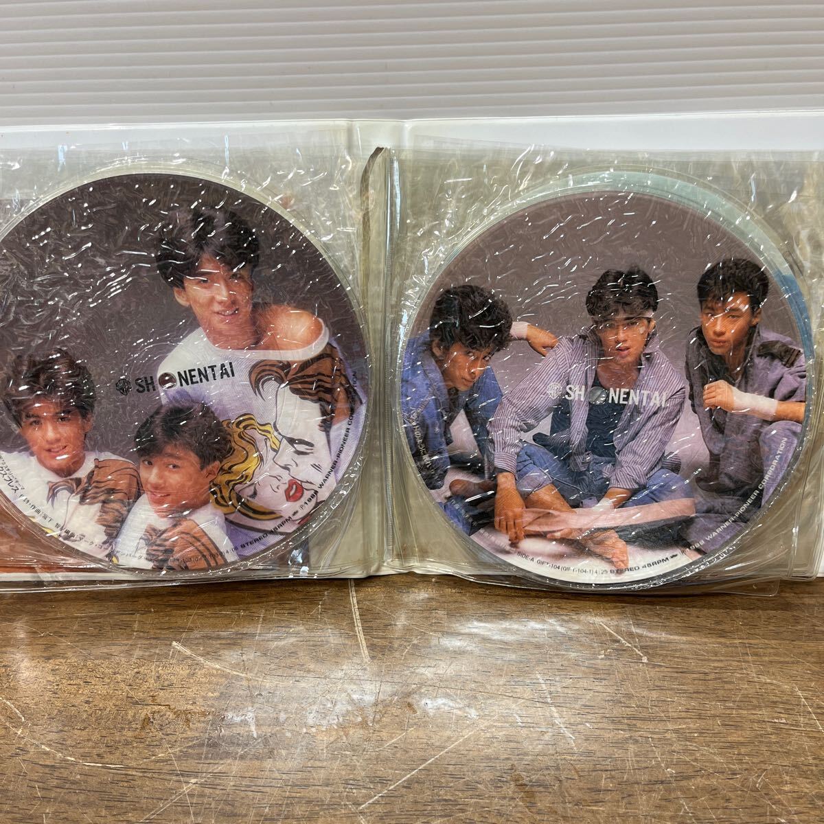 レコード BEST OF 少年隊 EP ピクチャーレコード 8枚組 当時物