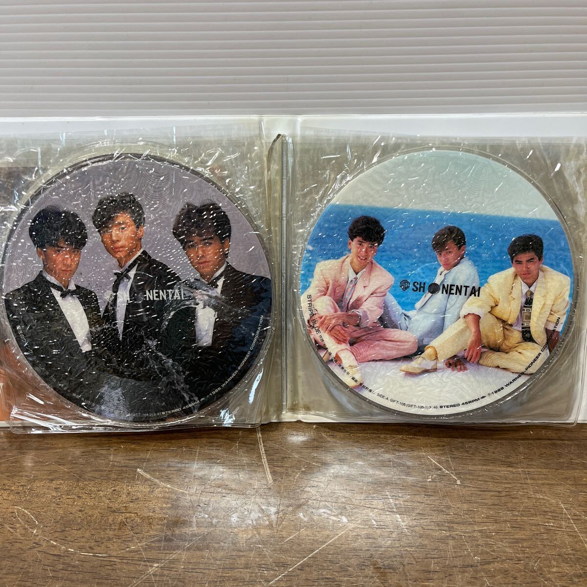 レコード BEST OF 少年隊 EP ピクチャーレコード 8枚組 当時物