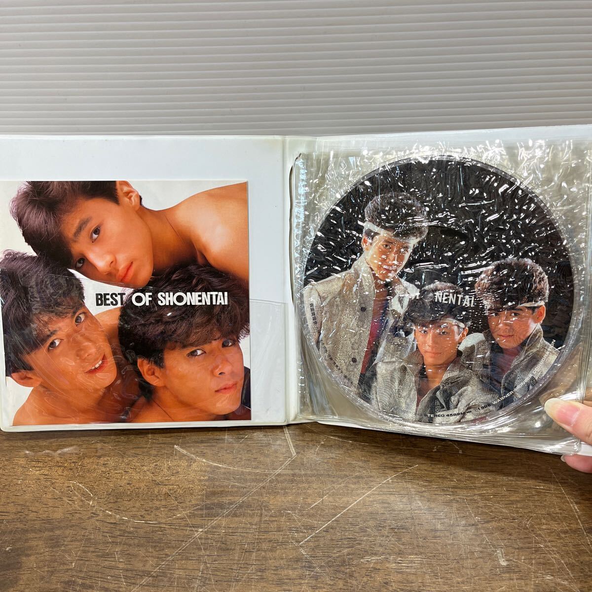 レコード BEST OF 少年隊 EP ピクチャーレコード 8枚組 当時物