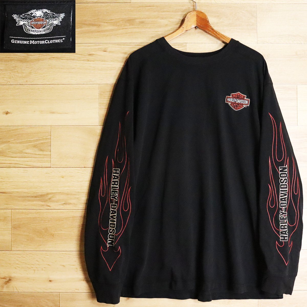 E2K/R8.1-1 Harley Davidson ハーレーダビッドソン ロンT 長袖 Tシャツ