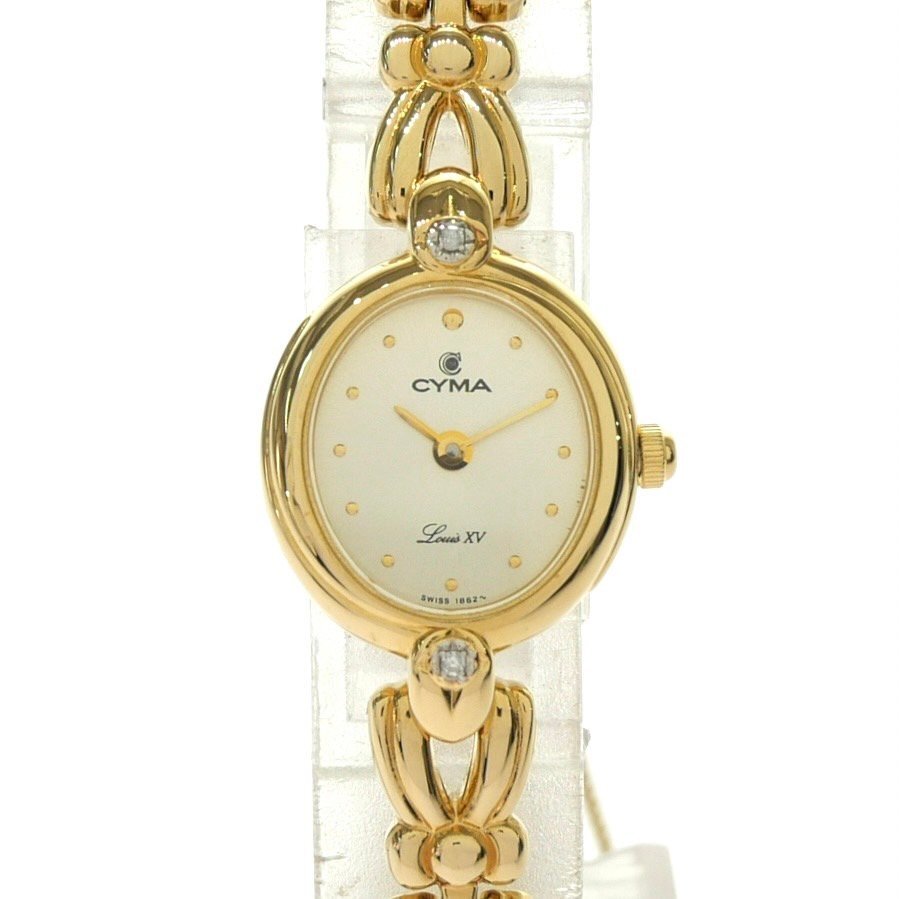 1円スタート 稼働品 CYMA シーマ Louis XV ルイ15世 319 クォーツ QZ