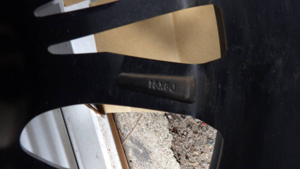 weds レオニス　美品　18インチ　8ｊ　+42　114.3 5穴　_5