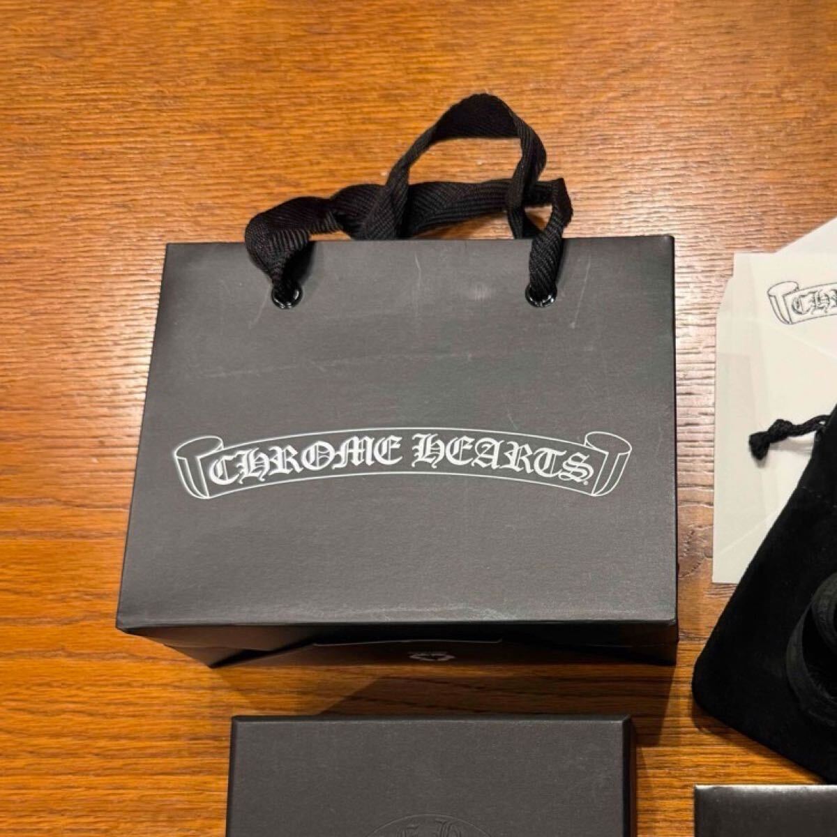クロムハーツ　革袋　箱　付属品 クロムハーツ 付属品7点セット ch chrome hearts カード ギフト