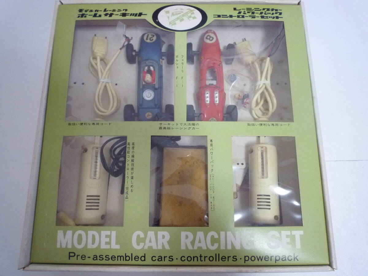 ニチモMODELCARRACINGSET ◇昭和のおもちゃ祭◇現状品 Nichimo ニチモ MODEL CAR RACING SET