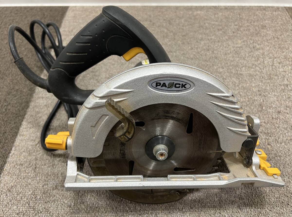 中古電動工具★PAOCK パオック CS-147PA★通電 動作確認済み　丸ノコ 丸のこ 切断機　L6798_2