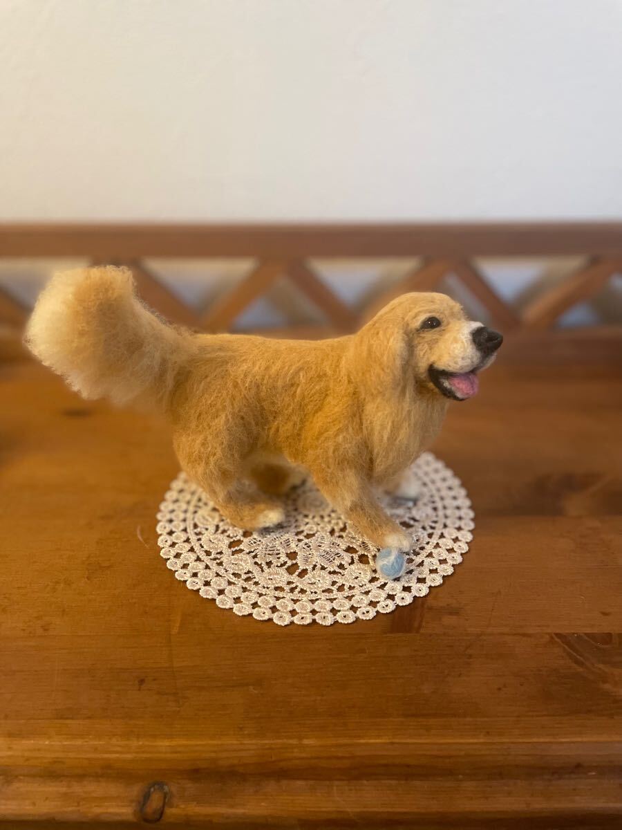 haru_ゴールデンレトリバー ハンドメイド 犬 ミニチュア(羊毛フェルト