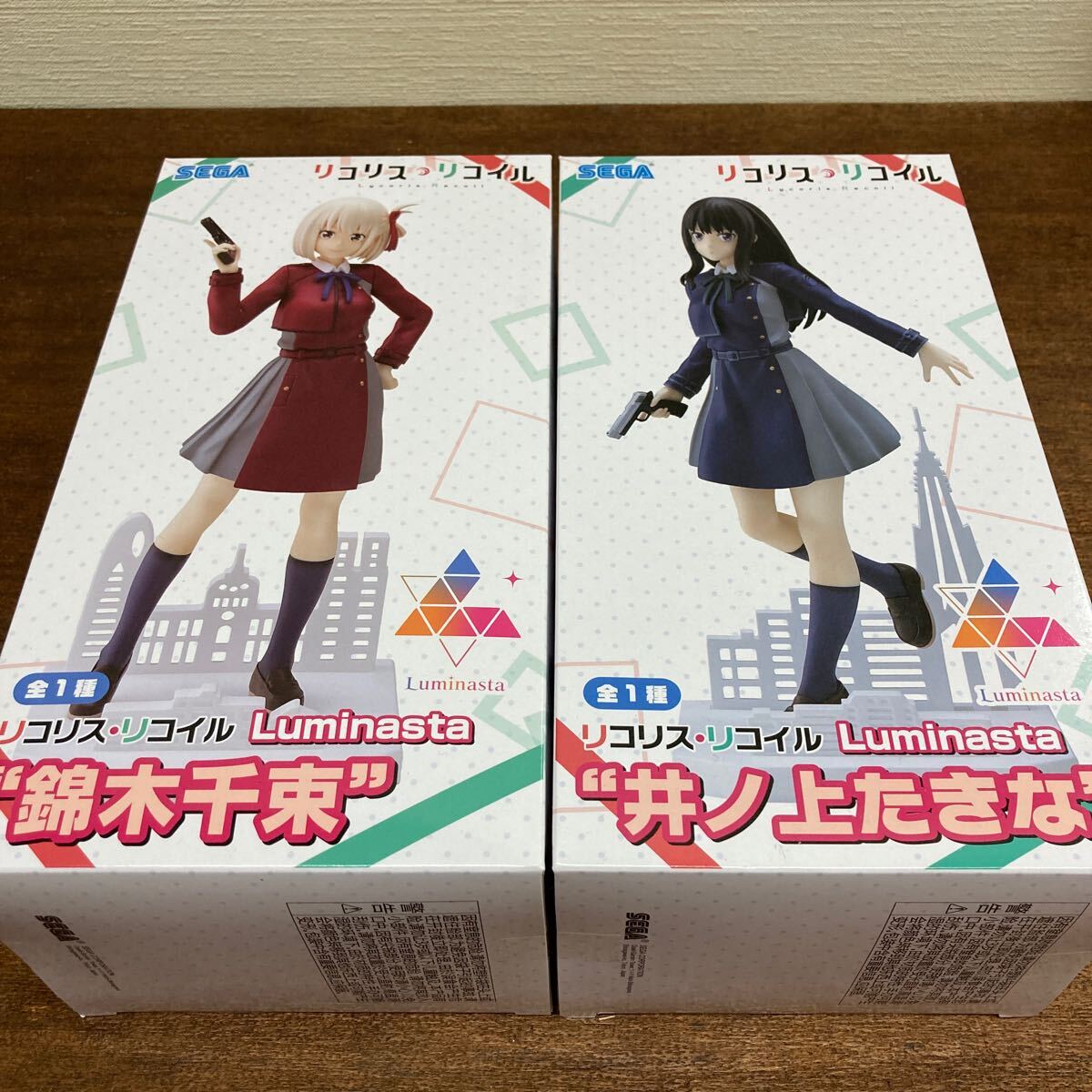 リコリス リコイル フィギュアセット SEGA 錦木千束 井ノ上たきな 