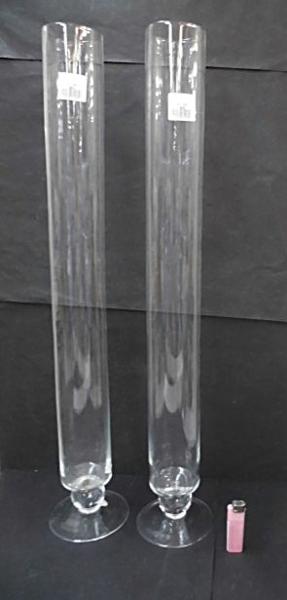 ★ 花瓶 フラワーベース2個 φ12ｘH70cm エレン70 未使用 ★