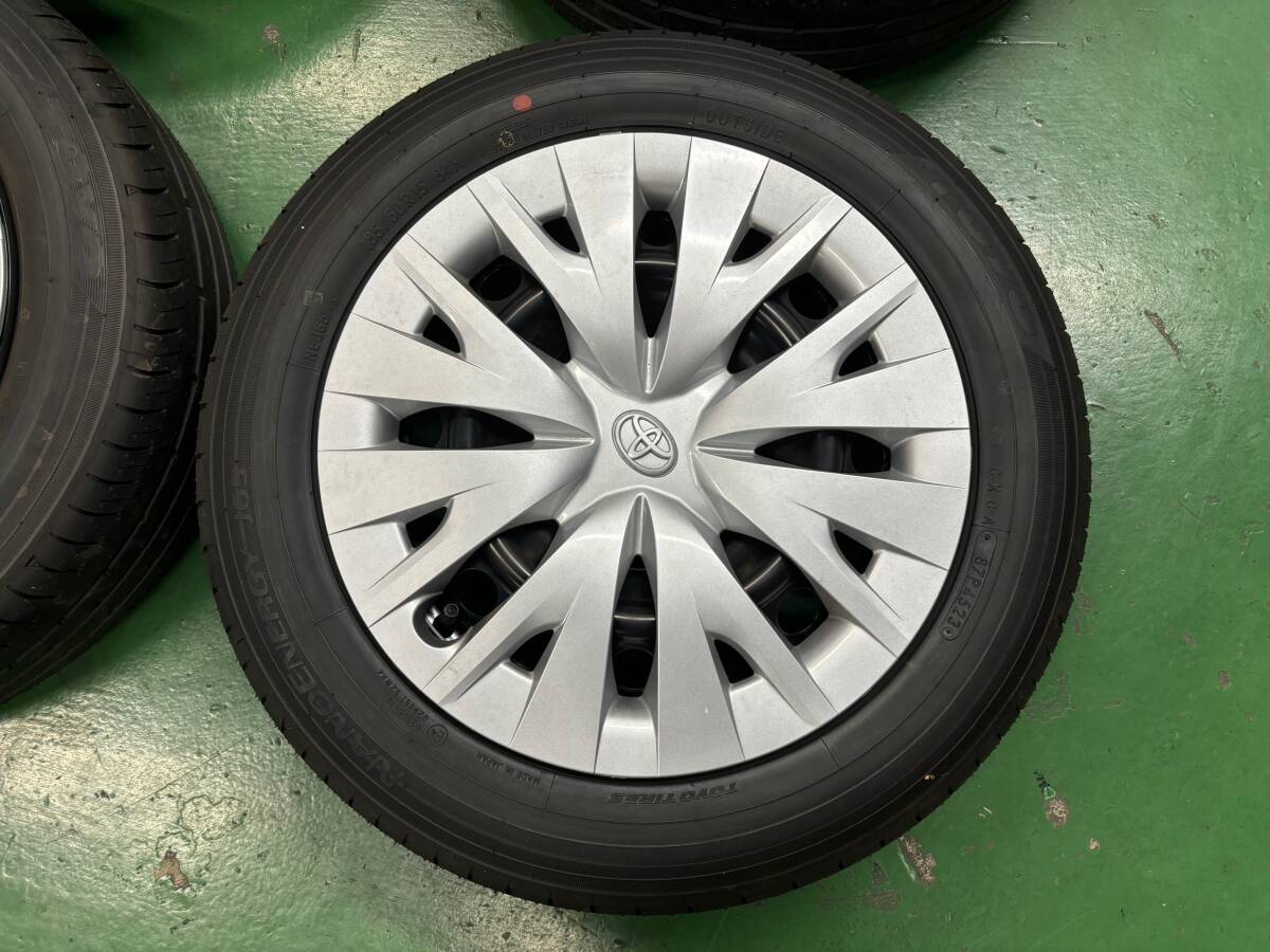 新車外し トヨタ ヤリス 185/60R15 15×6J ＋45 PCD100 ハブ径54 4穴 4 