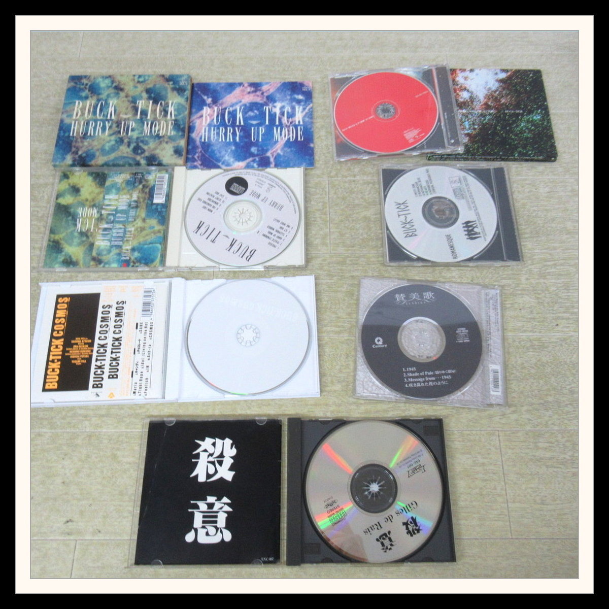 BUCK-TICK/CDセット 廃盤 バクチク ヴィジュアル系 V系 ☆V系 ヴィジュアル系 CD 8cm シングル含む 約55枚まとめ売りセット