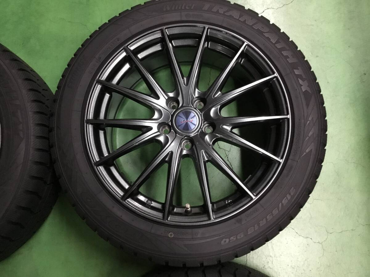大特価 スタッドレス VELVA SPORT 18インチ 7.5j 5/114.3 +48 TOYO