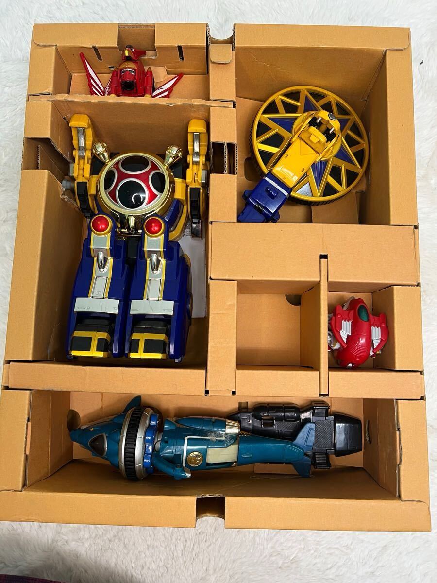 1円〜から忍風戦隊ハリケンジャー DX超合金 轟雷神 旋風神 天空神 合体