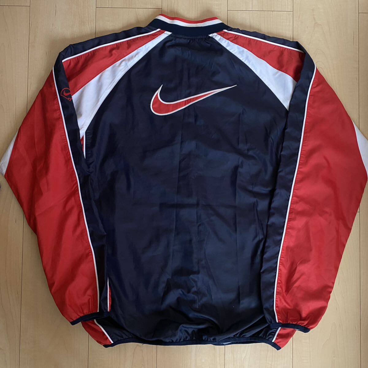 00s ナイキ NIKE プルオーバー ジャケット ベースボール ピステ XL V