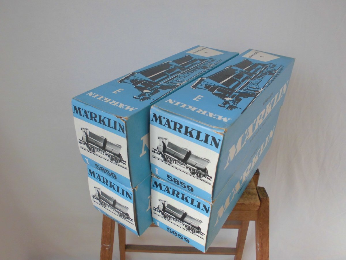 MARKLIN メルクリン 5859 KIPPWAGEN 4点セット ワゴン 貨車 西ドイツ製