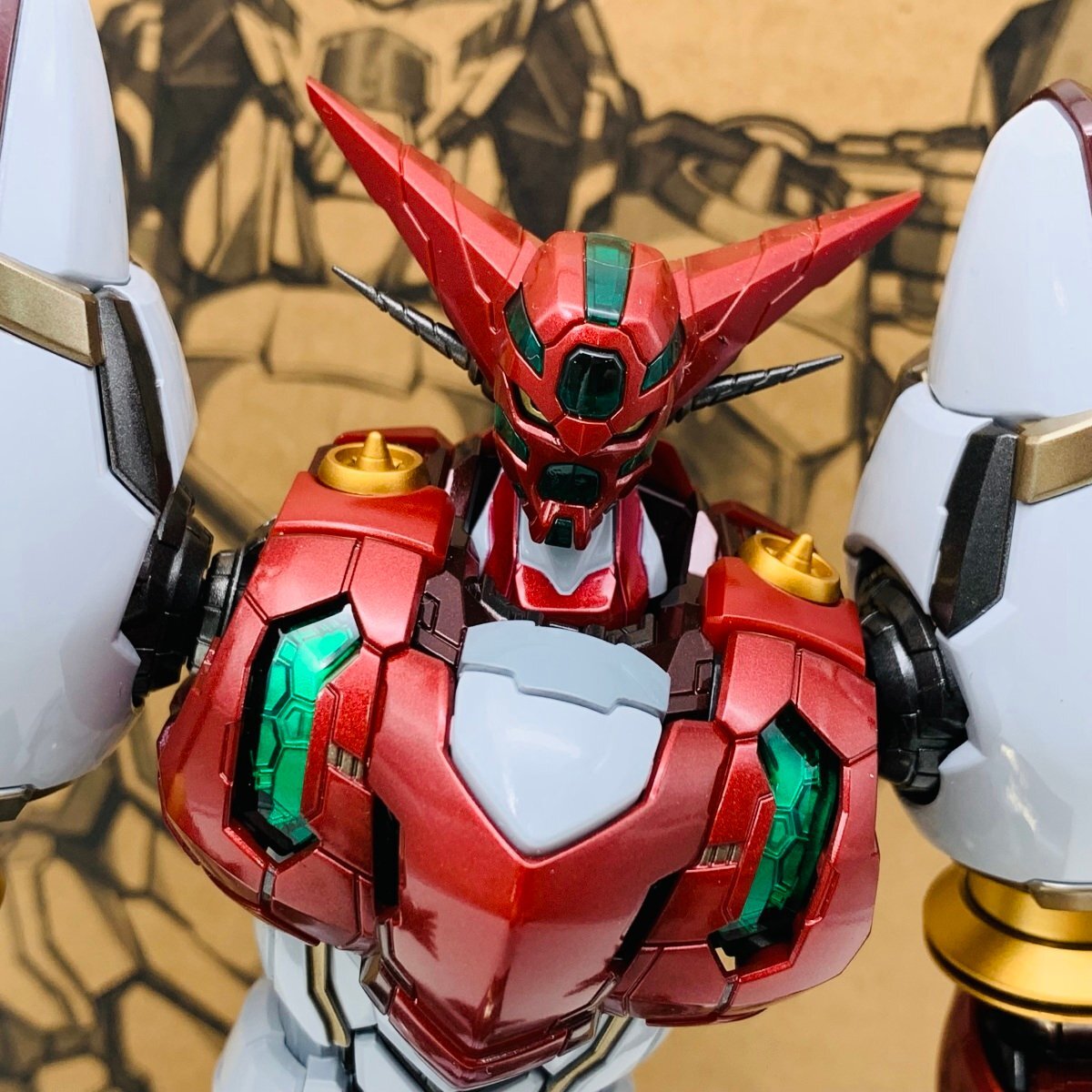 中古品 CCSTOYS 鉄魄シリーズ MORTAL MIND 真（チェンジ！！）ゲッターロボ 世界最後の日 真ゲッター1 スタースラッシャーVer