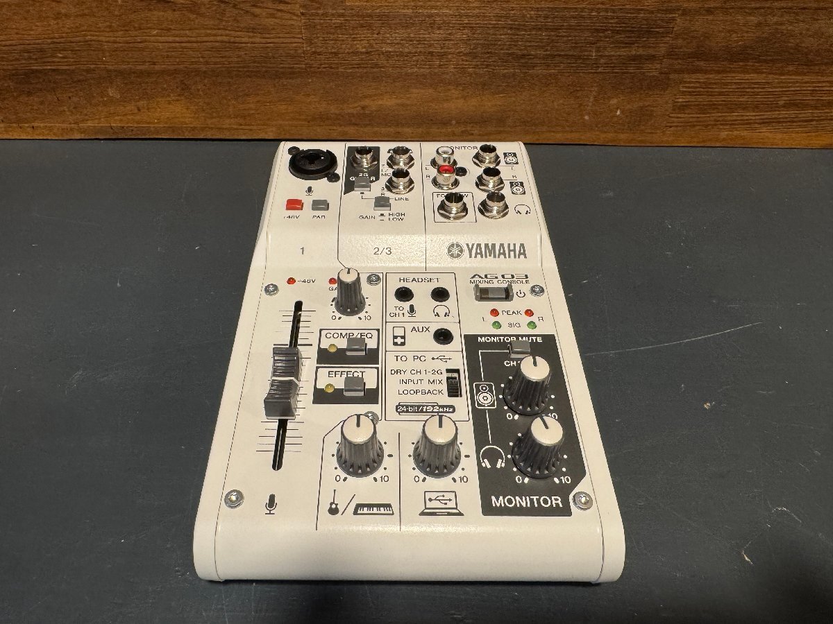 直営店限定商品 YAMAHA AG03 ミキシングコンソール ミキサー 音響機材