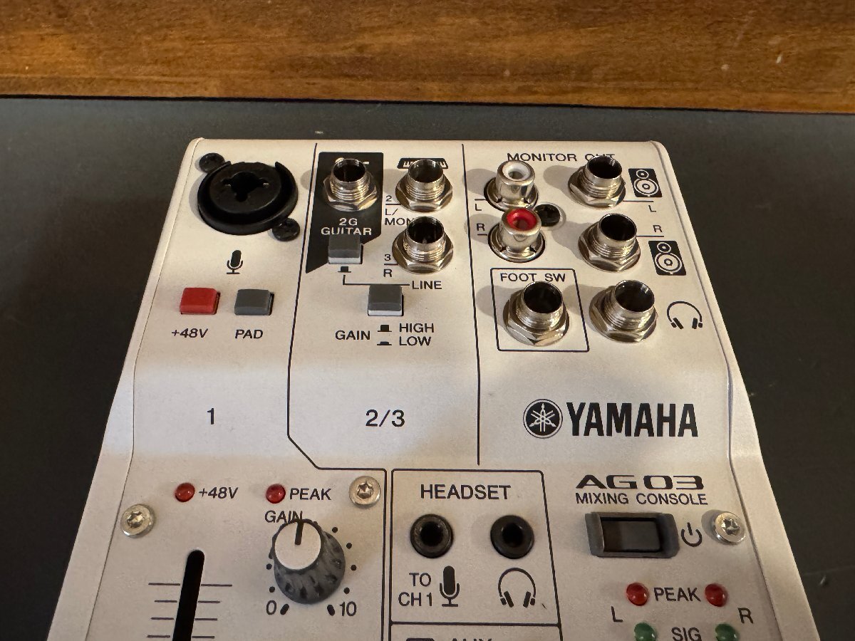 美品】YAMAHA ミキシングコンソール AG03 【公式通販】