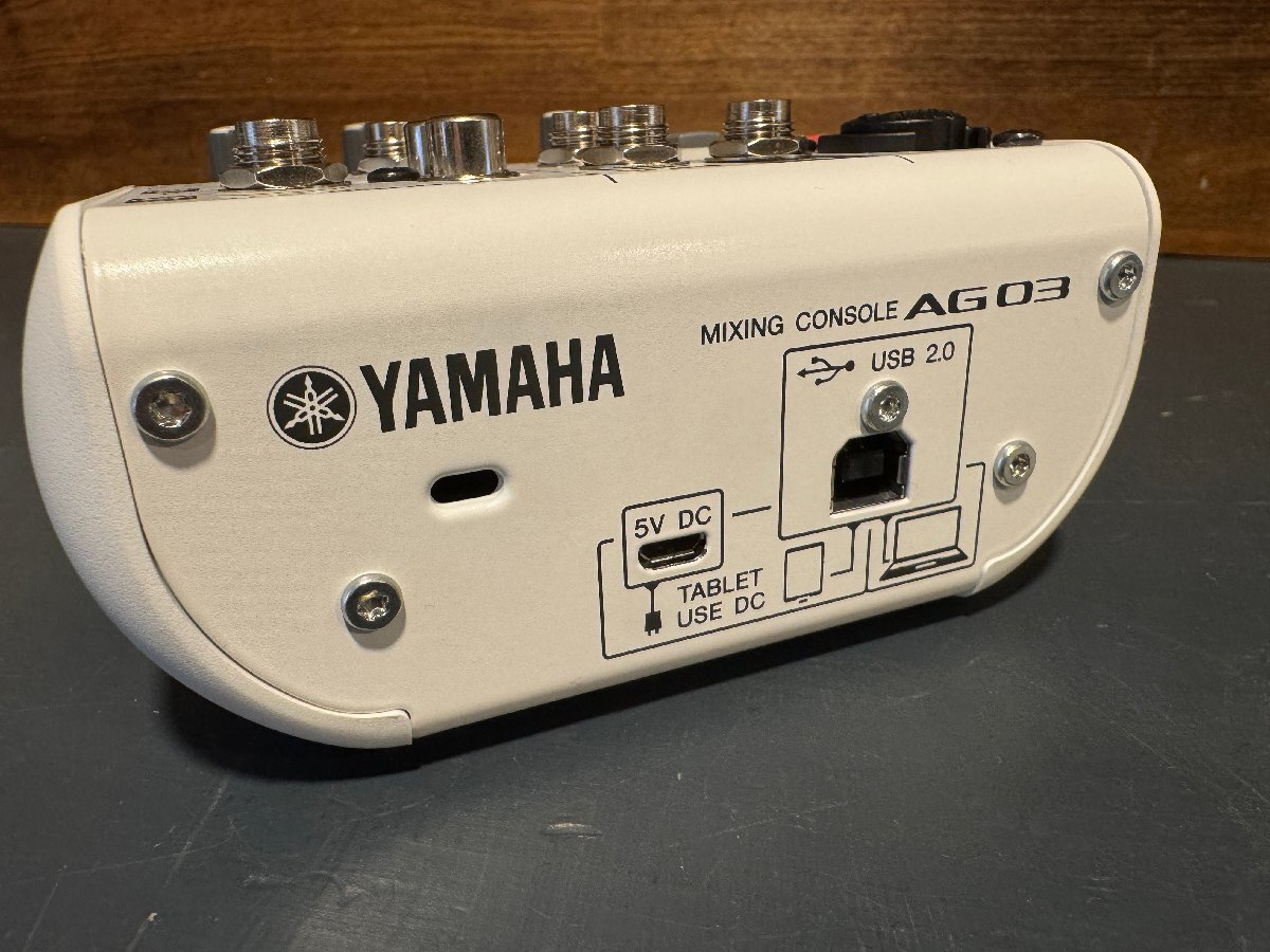極美品 YAMAHA AG03 ミキシングコンソール 簡単な動作確認済み 中古