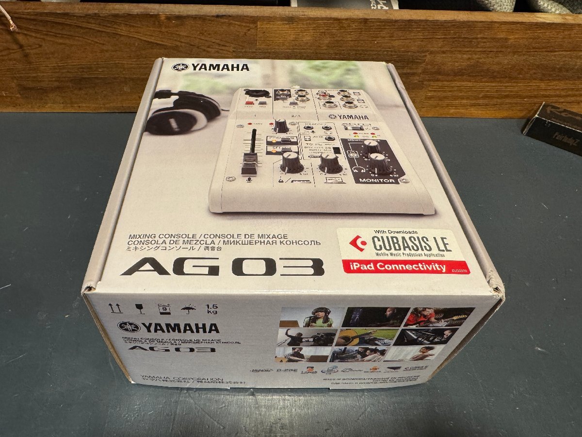 極美品 YAMAHA AG03 ミキシングコンソール 簡単な動作確認済み 中古