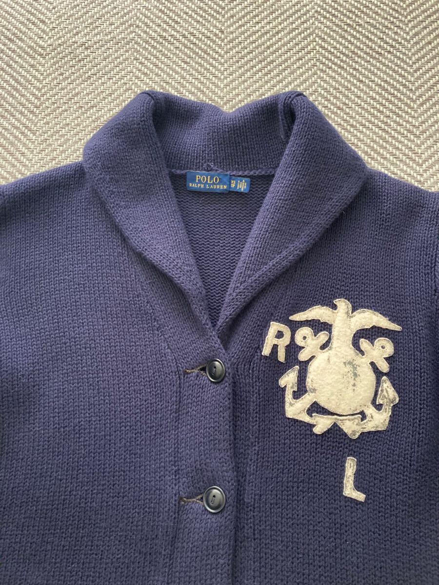 POLO Ralph Lauren ポロ・ラルフローレン ショールカラー 前ボタン 