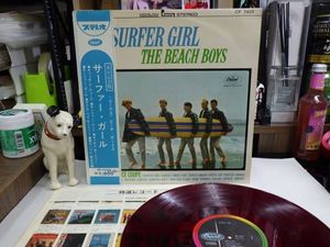 326位 Y8｜【LP, CP-7433, TOSHIBA JP orig, 赤盤red vinyl / w/OBI】The Beach Boys - サーフ