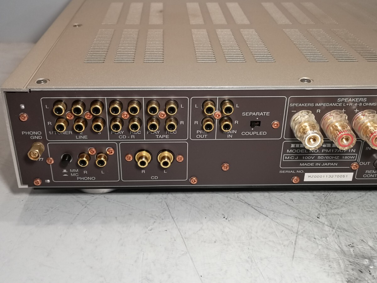 marantz PM-17SA PM17A/F1N プリメインアンプ 中古 綺麗 リモコン付053