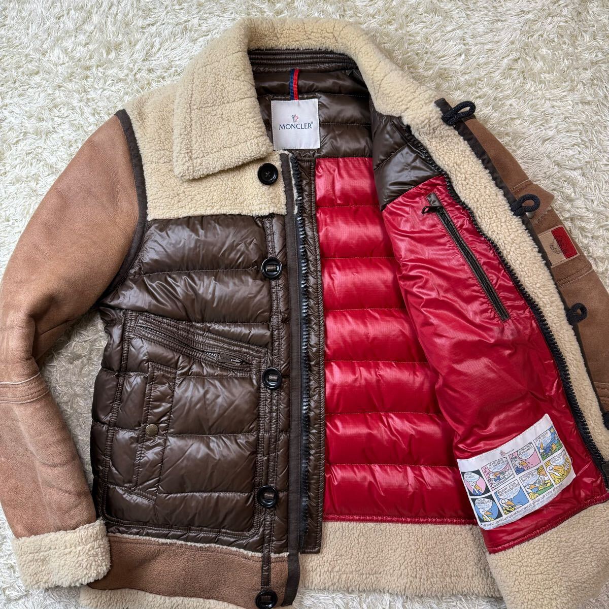 J03 幻の逸品!!定価100万超!! 希少XL!!モンクレールDELACROIX