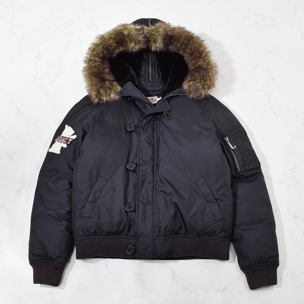 y2k 00s ジューシークチュール JUICY COUTURE N-2B ダウンジャケット 