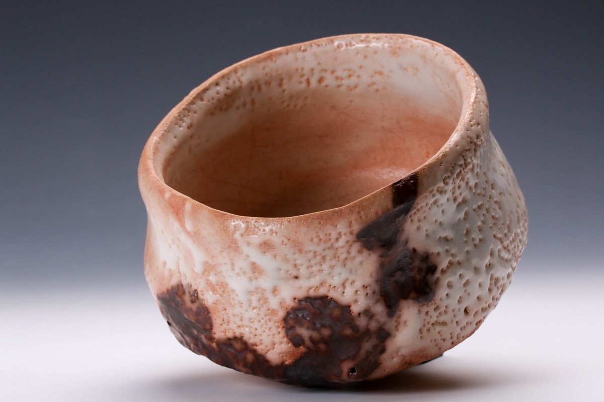 SAG】月形那比古 志野茶碗 共箱 栞 茶道具 本物保証(志野)｜売買された