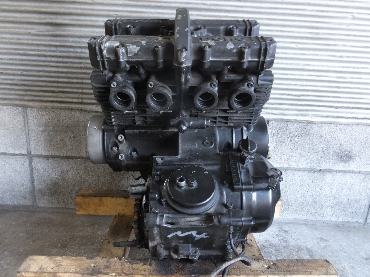 GPz550 純正 当時物 実動エンジン 【正規打刻】 KAWASAKI 絶版旧車 検/GPz400 Z400GP Z400FX ゼファー ZRX Z1 Z2 RS MK-2 Z1R FT SS マッハ_4