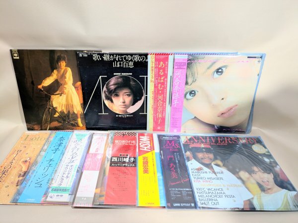 犬 ◇邦楽◇LP レコード ロック アイドル J-POP 31枚まとめて 帯付多数