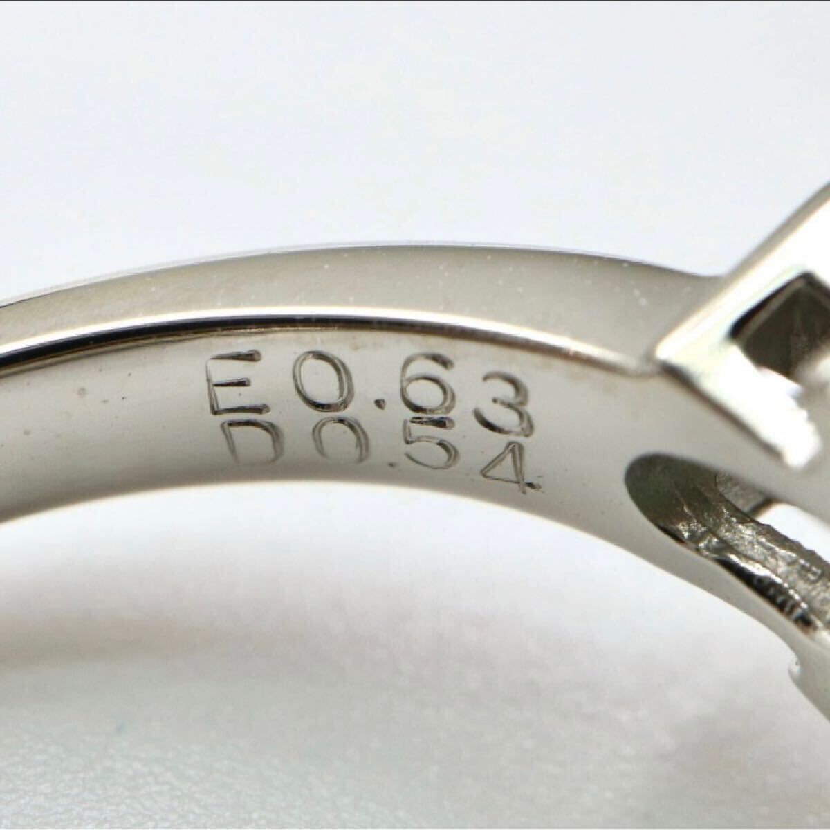 1円〜!!売り切り!!Crescent Vert(クレサンベール)▼Pt950天然ダイヤモンド/エメラルドリング▼D 約6.9g diamond emerald 指輪 ED6/ED7S1013_7