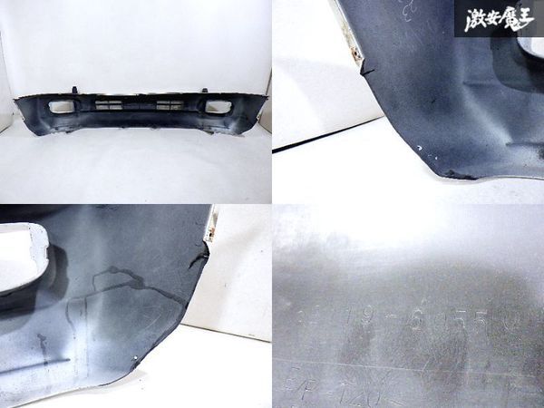 トヨタ 純正 UZJ100W HDJ101K 100系 ランドクルーザー ランクル 中期 フロント バンパー 白 ホワイトパール 52119-60550 即納 棚R-5 トヨタ UZJ100W HDJ101K 52119-60550 棚R-5 60th