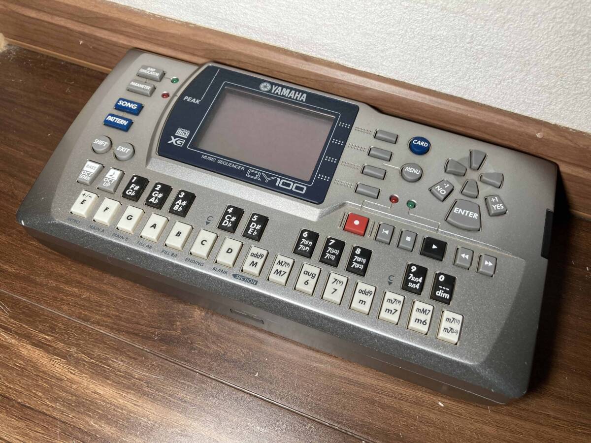 YAMAHA | XG音源シーケンサー (D アダプタ付 美品 ☆YAMAHA☆QY100 