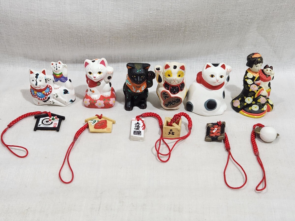 招き猫づくし ユージン 第一期 ガチャ - シークレット付 6種類セット 