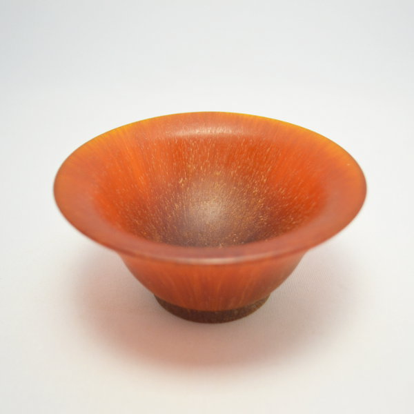 墨運堂 筆洗 角 2穴 陶器 15cm 26505 墨運堂 陶器 角筆洗